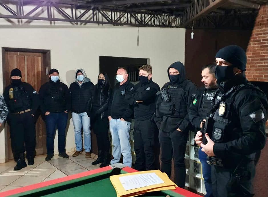 Policia Civil de Ponta Grossa realiza operação em Araruna