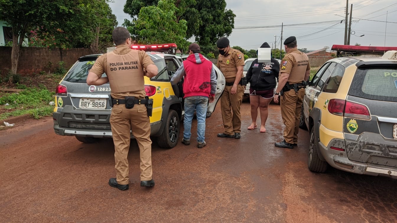 Veículo furtado é recuperado pela PM em Peabiru