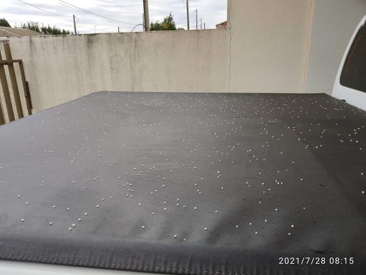 Araruna registra chuva congelada