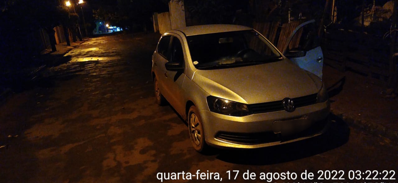 PM recupera veículo, prende acusado de roubo e apreende arma de fogo em Janiópolis