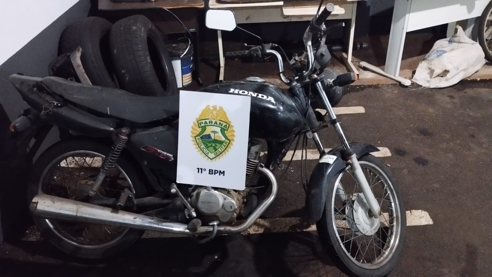 Motociclista é detido em Araruna com motocicleta adulterada e sob suspeita de embriaguez