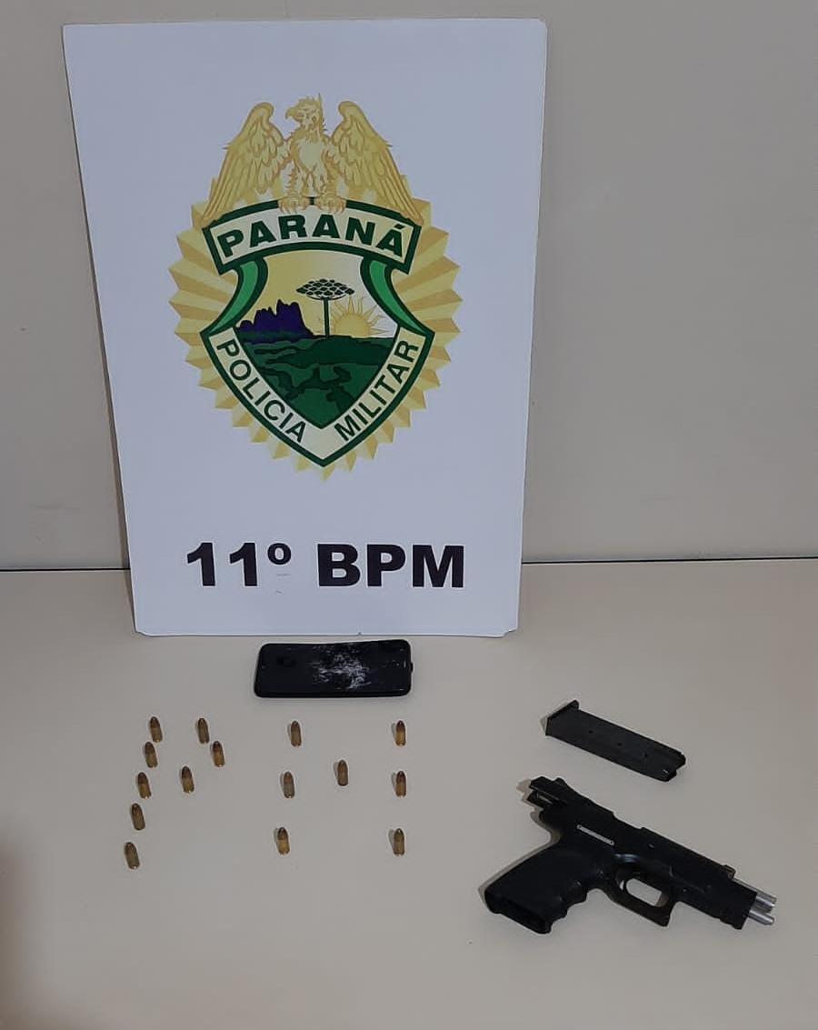 Foragido da Justiça é preso com pistola 9mm em Araruna